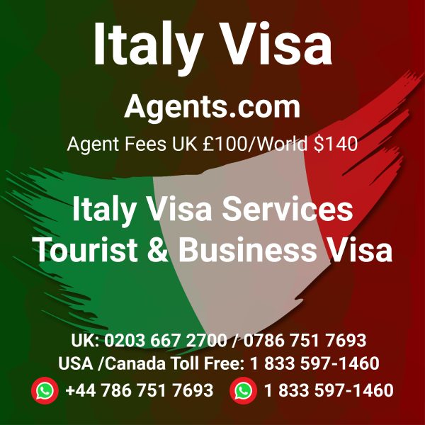 Book Italy Visa Appointments in UK, USA, Canada
